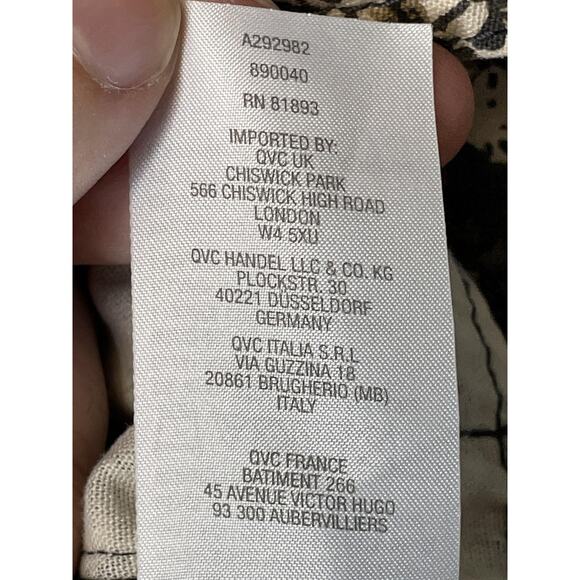 GILI Blazer Womens 14 Snake Print Tan Black Single Button Stretch Jacket Modern - Picture 9 of 10